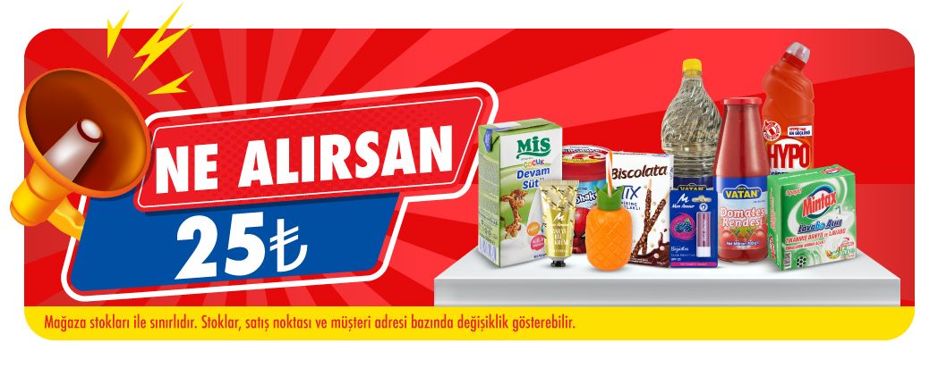 Ne Alırsan 25 TL