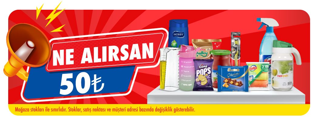 ne alırsan 50 tl