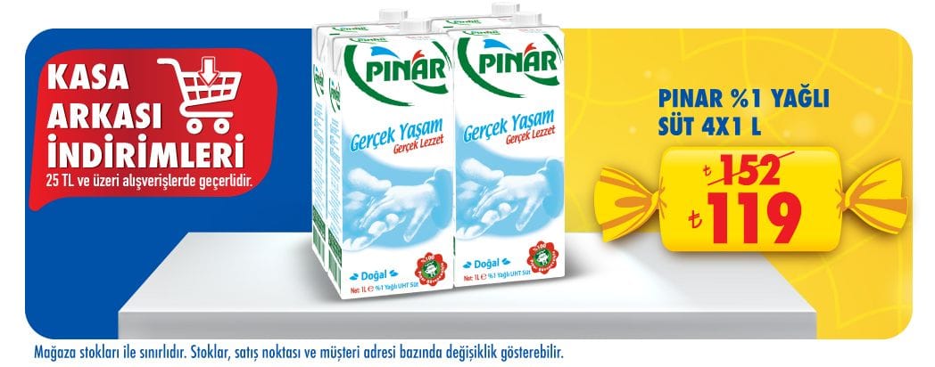 pınar süt-25 tl