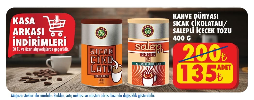 kahve dünyası-50 tl
