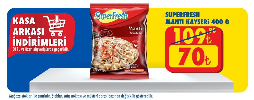 superfresh mantı-50 tl