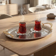 Dalgıç Küçük Oval Tepsi