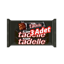 Tadelle Fındık Dolgulu Bitter Çikolata 3'lü 90 G