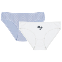 Koza Kadın Desenli Slip Ekru-puan L-xl