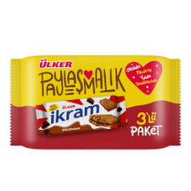 Ülker İkram Çikolatalı Bisküvi 3*84 g