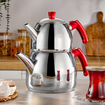 Vera By Hisar Çelik Çaydanlık Seti