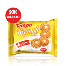Tempo Muz Kremalı Bisküvi 4'lü 300 g