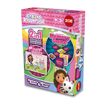 Gabby 50 Parça Puzzle + Memory Game 2'li Paket