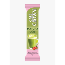 Cafe Crown Matcha Latte Çilek Aromalı 8 g