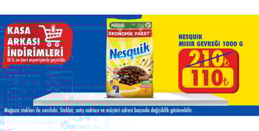 50 TL ve üzeri alışverişte 110.00 TL!