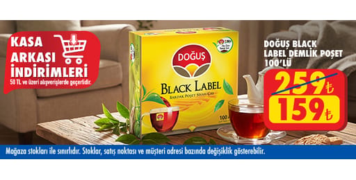 50 TL ve üzeri alışverişte 159.00 TL!