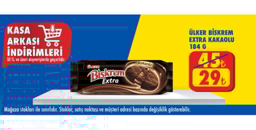 50 TL ve üzeri alışverişte 29.00 TL!