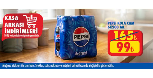 50 TL ve üzeri alışverişte 99.00 TL!