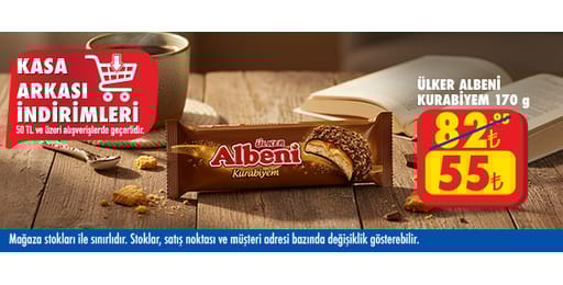 50 TL ve üzeri alışverişte 55.00 TL!