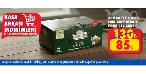 50 TL ve üzeri alışverişte 85.00 TL!