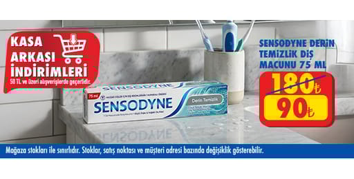 50 TL ve üzeri alışverişte 90.00 TL!