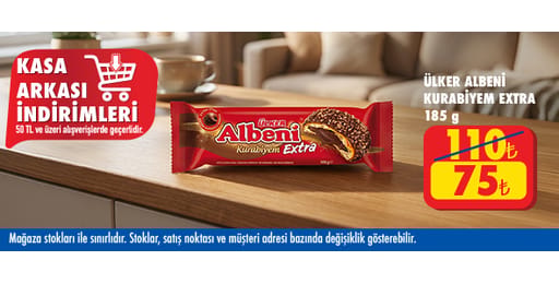 50 TL ve üzeri alışverişte 75.00 TL!