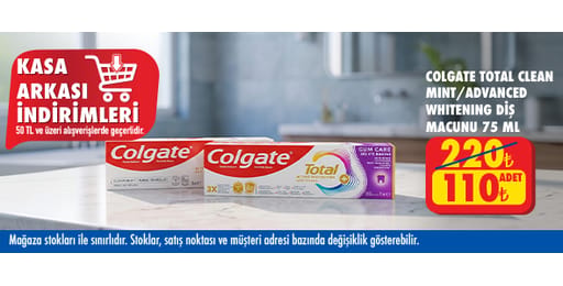 50 TL ve üzeri alışverişte 110.00 TL!