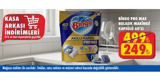 50 TL ve üzeri alışverişte 249.00 TL!