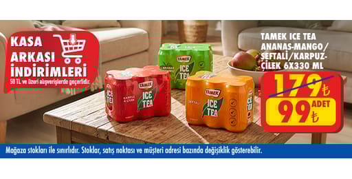 50 TL ve üzeri alışverişte 99.00 TL!