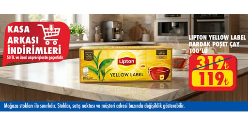 50 TL ve üzeri alışverişte 199.00 TL!