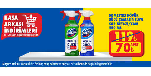 50 TL ve üzeri alışverişte 70.00 TL!