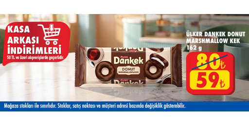50 TL ve üzeri alışverişte 59.00 TL!