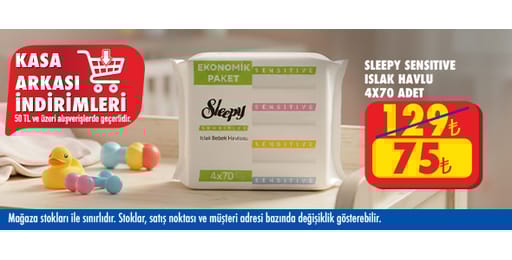 50 TL ve üzeri alışverişte 75.00 TL!