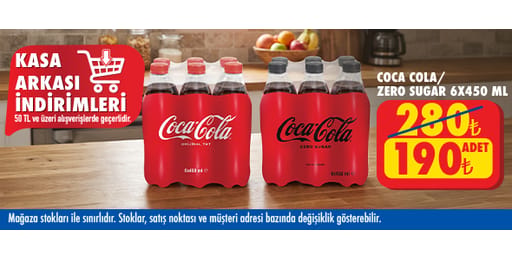 50 TL ve üzeri alışverişte 190.00 TL!
