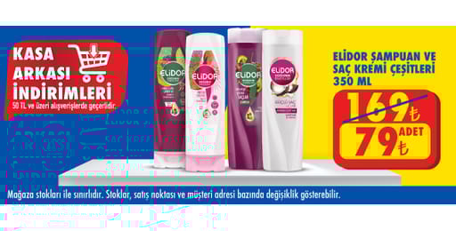50 TL ve üzeri alışverişte 79.00 TL!