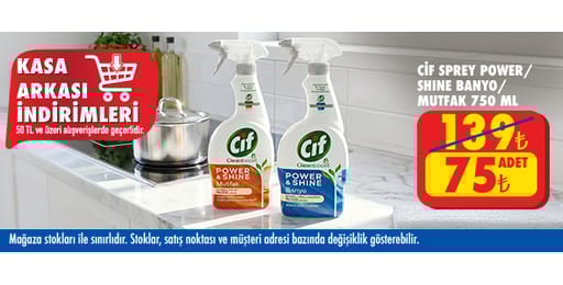 50 TL ve üzeri alışverişte 75.00 TL!