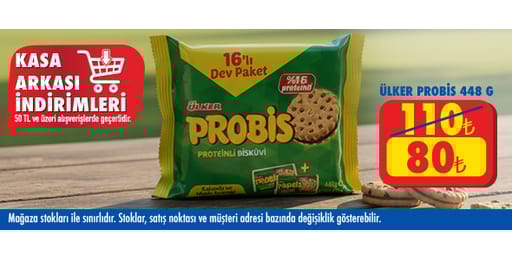 50 TL ve üzeri alışverişte 80.00 TL!