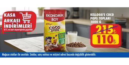 50 TL ve üzeri alışverişte 110.00 TL!