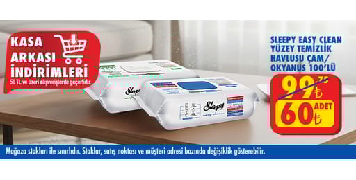 50 TL ve üzeri alışverişte 60.00 TL!