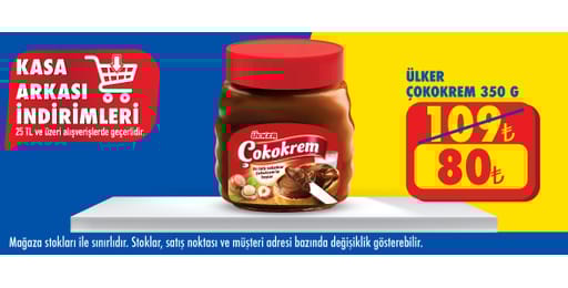 25 TL ve üzeri alışverişte 80.00 TL!
