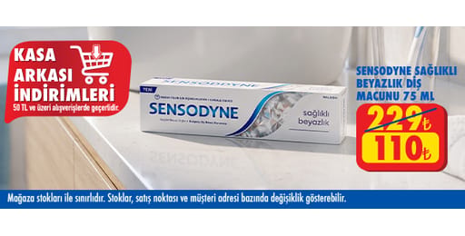 50 TL ve üzeri alışverişte 110.00 TL!