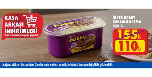 50 TL ve üzeri alışverişte 110.00 TL!