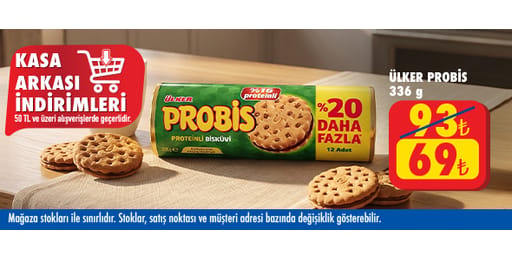 50 TL ve üzeri alışverişte 69.00 TL!