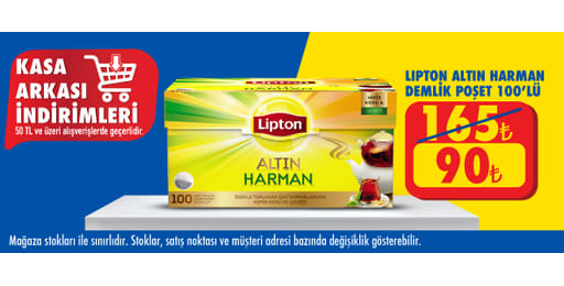 50 TL ve üzeri alışverişte 90.00 TL!