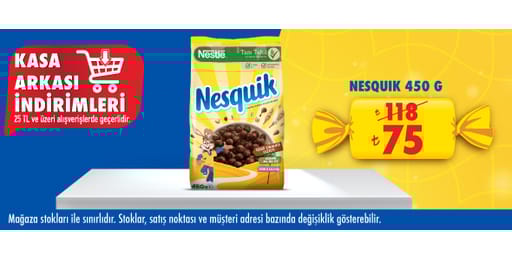 25 TL ve üzeri alışverişte 75.00 TL!