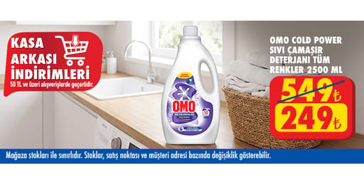50 TL ve üzeri alışverişte 249.00 TL!