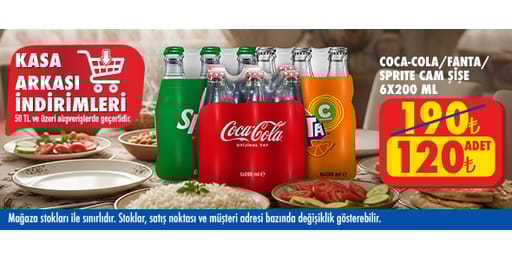 50 TL ve üzeri alışverişte 120.00 TL!