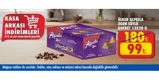 50 TL ve üzeri alışverişte 99.00 TL!