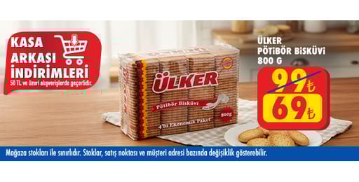 50 TL ve üzeri alışverişte 69.00 TL!
