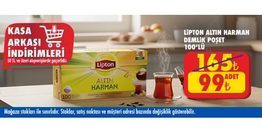 50 TL ve üzeri alışverişte 99.00 TL!