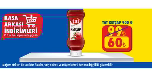 25 TL ve üzeri alışverişte 60.00 TL!