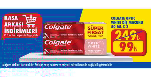 25 TL ve üzeri alışverişte 99.00 TL!
