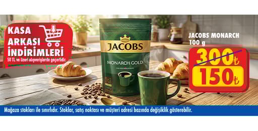 50 TL ve üzeri alışverişte 150.00 TL!