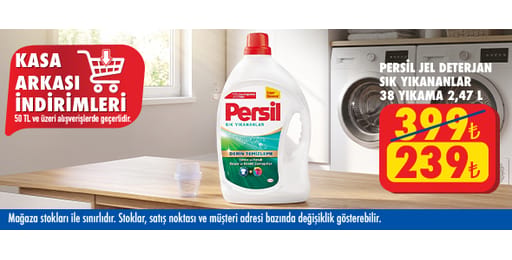 50 TL ve üzeri alışverişte 239.00 TL!