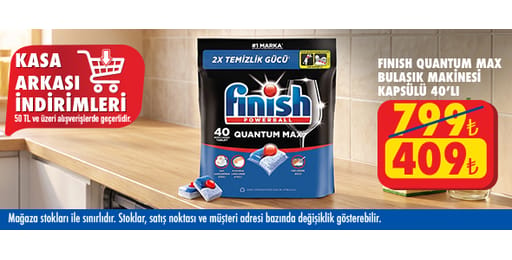 50 TL ve üzeri alışverişte 409.00 TL!